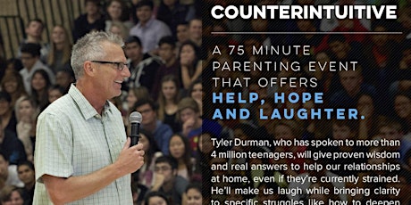 Prospect PTSA Parent Ed Talk by Tyler Durman motivational parenting speaker primary image