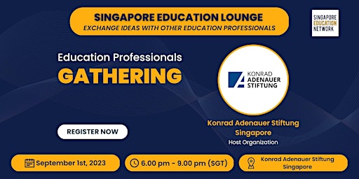 Singapore Education Lounge September 2023 primary image