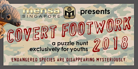 Puzzle Hunt for Youths: Covert Footwork 2018 primary image