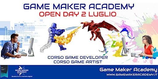 Immagine principale di OPEN DAY 2023 - Game Maker Academy 