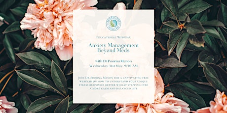Managing your Stress & Anxiety without Meds