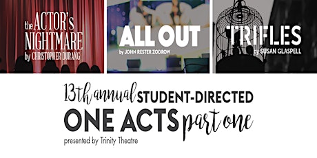 Annual One-Act Plays: Saturday Oct. 6, 2018 primary image