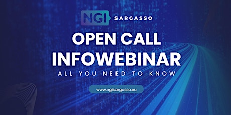 NGI Sargasso - Open Call Infowebinar & Matchmaking Session