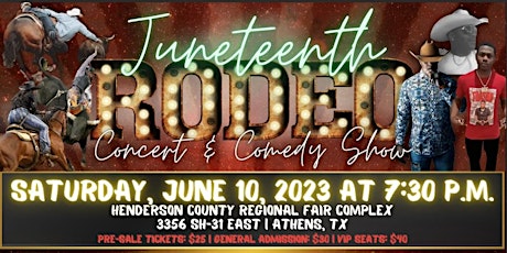 Juneteenth Rodeo Concert & Comedy Show