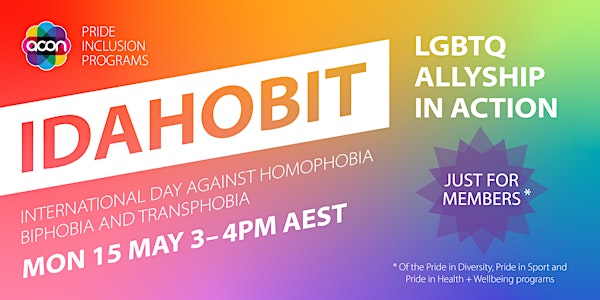 IDAHOBIT Panel Discussion: LGBTQ Allyship in Action