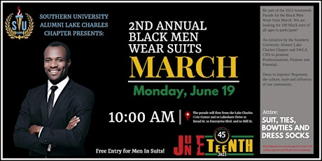 Black Men Wear Suits March