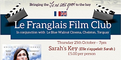 Le Club Franglais - French Film Club - 'Sarah's Key' - Drama 2010 primary image