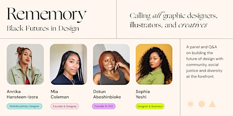 Rememory ~ Black Futures in Design