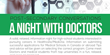 Post-Secondary Conversations: A Night with Doctors. primary image