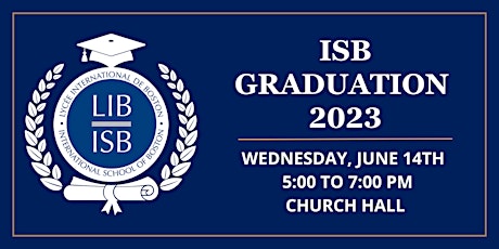 ISB Graduation 2023 primary image