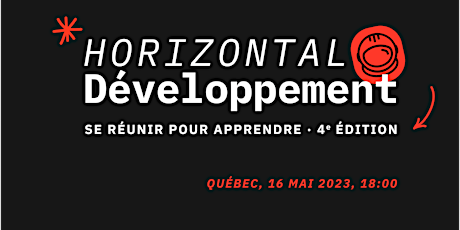 Hauptbild für Horizontal Développement Ouvert (Québec)