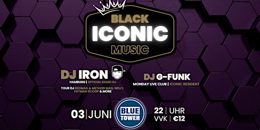 ICONIC Black Music im Blue Tower feat. DJ IRON primary image