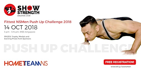Fittest NSMen Push Up Challenge - Show of Strength 2018 primary image