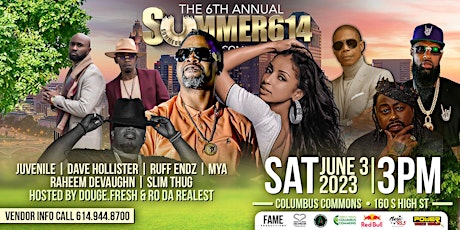 6th Annual SUMMER614 @ The Commons