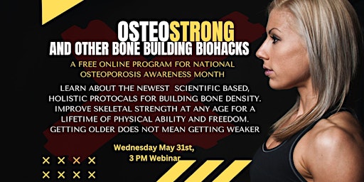 Beat Osteoporosis- Osteostrong and other Biohacks that Improve Bone Density primary image