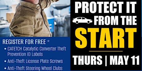 Protect It From The Start Catalytic Converter Event primary image