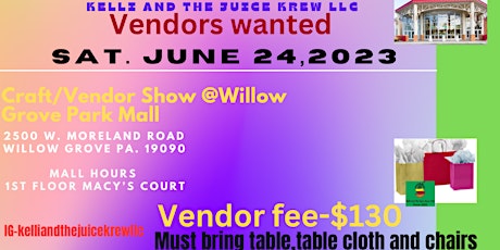 Vendors Wanted!!