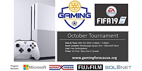 Gaming For A Cause - FIFA 19 - October Tournament primary image