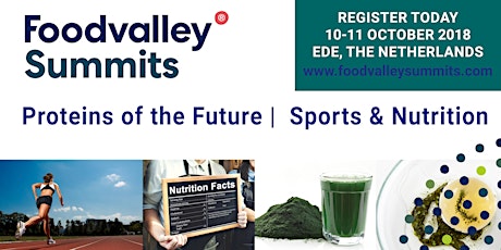 Primaire afbeelding van Foodvalley Summits: Proteins of the Future | Sports & Nutrition, 10-11 Oct