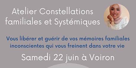 Image principale de Voiron -  Atelier Constellations Familiales et Systémiques, samedi 22 juin