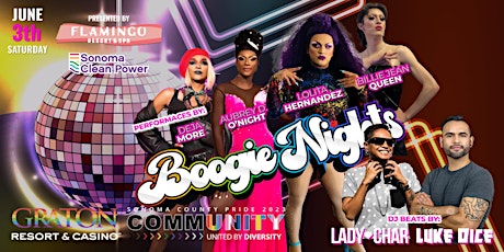Santa Rosa GayDar Presents Boogie Nights - Pride After Party