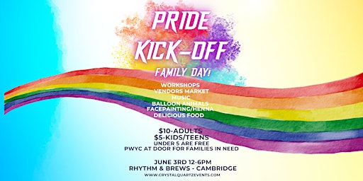 Pride Kick-Off - Family Day primary image