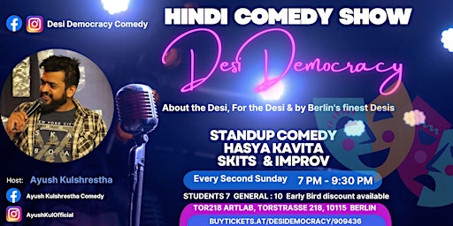 Hauptbild für Desi Democracy - Hindi Comedy Show