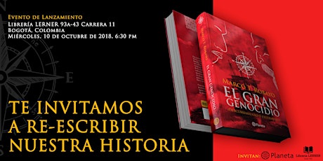 Imagen principal de El Gran Genocidio: nuevo libro Marco T. Robayo. Evento de Lanzamiento