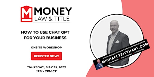 Chat GPT for Your Business - Lunch & Learn in Sherman TX! primary image