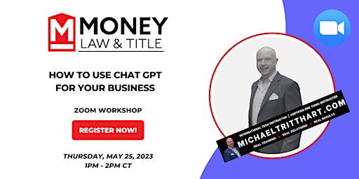 Chat GPT for Your Business - Zoom Workshop primary image