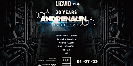 LICVID pres. 30 Years Andrenalin @ ROOF 175