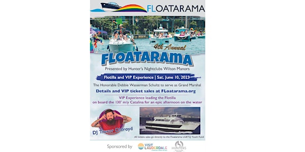 FLoatarama Flotilla VIP Experience on 130-foot M/Y Catalina