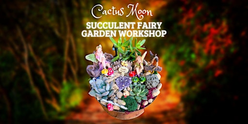 June 14 - Succulent Fairy Garden Workshop primary image