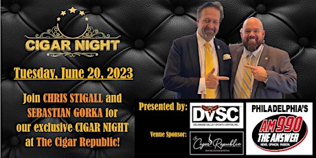 Philadelphia's AM 990 The Answer's CIGAR NIGHT primary image