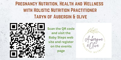Let's Talk Pregnancy Nutrition and Wellness with Taryn of Aubergin & Olive primary image
