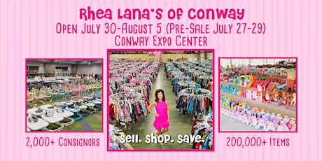 Rhea Lana's of Conway HUGE Back-to-School/Fall Shopping Event!