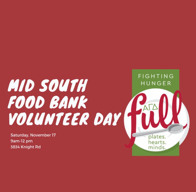 Mid South Food Bank Volunteer Day 17 Nov 2018