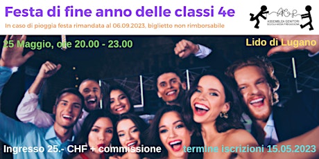 Hauptbild für Festa di fine anno scolastico delle classi 4e