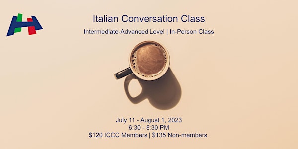 Italian Conversation Class - Intermediate/Advanced Level