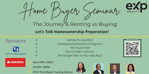 Imagen principal de Home Buyer Seminar: The Journey & Renting vs Buying