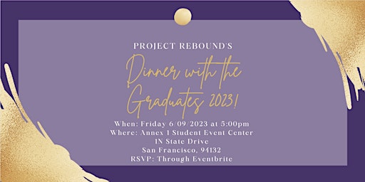 Project Rebound's Dinner with the Graduates 2023 primary image