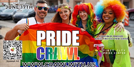 Pride Bar Crawl - Savannah - 6th Annual