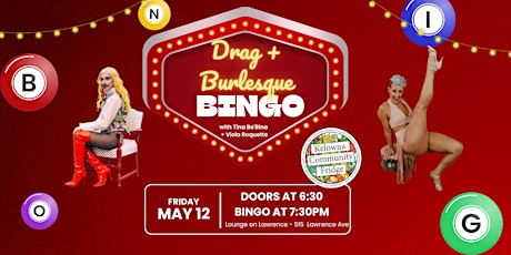 Imagem principal do evento Drag + Burlesque Bingo Fundraiser