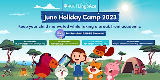 June Holiday Camp - Chinese Immersion Programme (5-12 years old) primary image