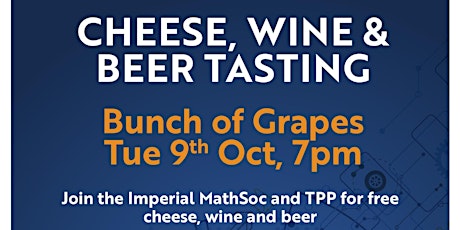 MathSoc+TPP - Cheese, wine and craft beer tasting primary image