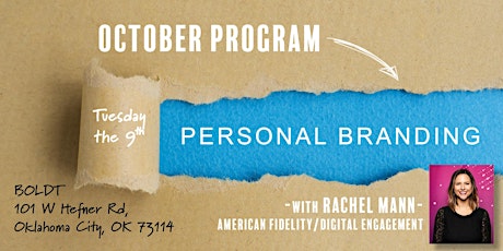 SMPS Oklahoma: October Program | Personal Branding primary image