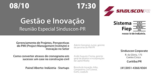 Gestão e Inovação - Sinduscon Paraná