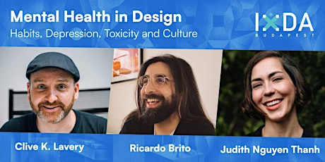 Mental Health in Design - Habits, Depression, Toxicity and Culture primary image