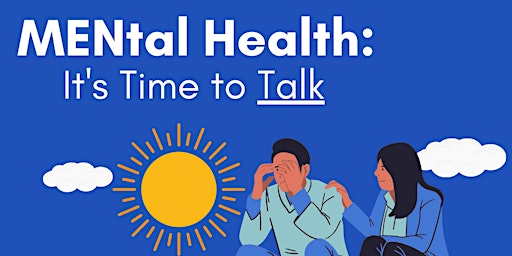 MENtal Health: It's Time to Talk. Free, virtual workshop for professionals. primary image