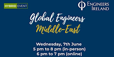 In-Person - Global Engineers  Middle East primary image